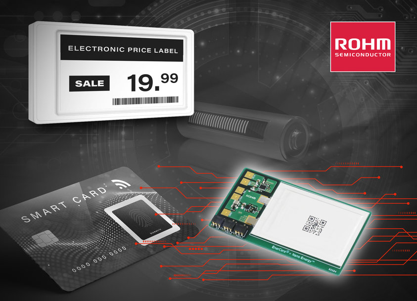ROHM’S NEW ULTRA-HIGH EFFICIENCY BATTERY MANAGEMENT SOLUTION EVALUATION BOARD FOR THIN, COMPACT IOT DEVICES